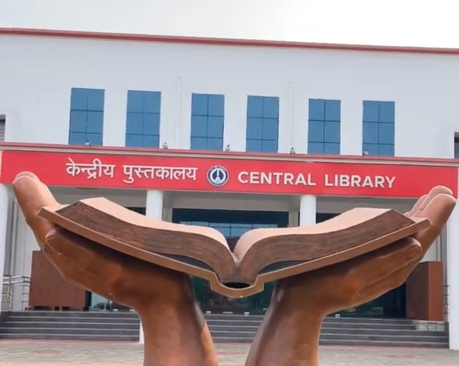 The Central Library at the Central University of Kerala.