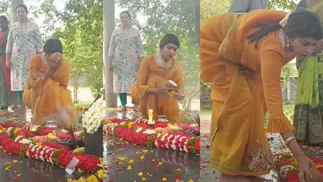 Manchu Lakshmi Mother Vidyadevi:  తల్లి సమాధి వద్ద మంచు లక్ష్మి.. మోహన్ బాబు ఫస్ట్ భార్య గురించి ఆసక్తికర విషయాలు