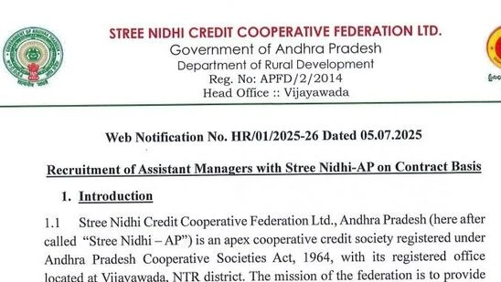 AP: ఏపీలో స్త్రీ నిధిలో భారీ ఉద్యోగాలు.. వెంటనే అప్లై చేసుకోండి