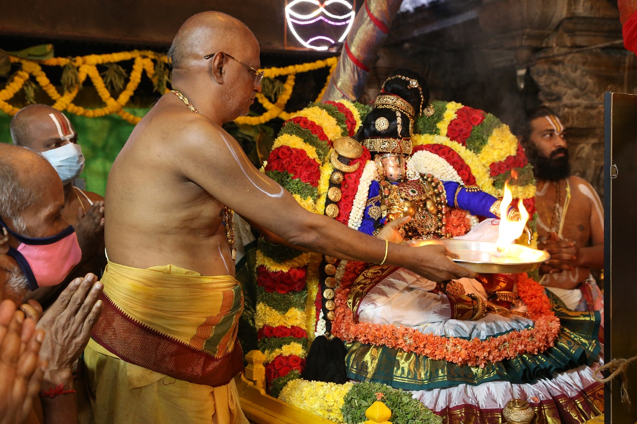 మోహినీ అవతారంలో శ్రీ గోవిందరాజస్వామి మోహినీ అవతారంలో శ్రీ గోవిందరాజస్వామి