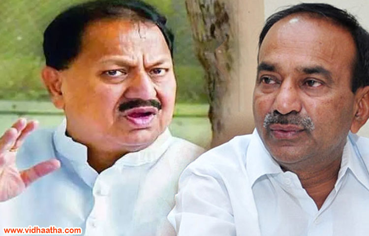 ఎంపీ శ్రీనివాస్తో ఈటల రాజేందర్ భేటీ ఎంపీ శ్రీనివాస్తో ఈటల రాజేందర్ భేటీ
