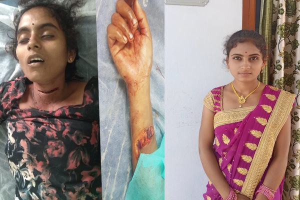 యువతి గొంతుకోసిన ప్రేమోన్మాది యువతి గొంతుకోసిన ప్రేమోన్మాది