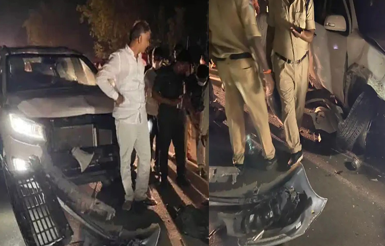 మంత్రి హరీష్ రావు కు తృటిలో తప్పిన ప్రమాదం మంత్రి హరీష్ రావు కు తృటిలో తప్పిన ప్రమాదం