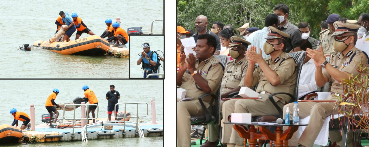 ఏపీ ఎస్డీఆర్ఎఫ్ నిర్వహించిన మాక్ డ్రిల్ లో పాల్గొన్న AP DGP ఏపీ ఎస్డీఆర్ఎఫ్ నిర్వహించిన మాక్ డ్రిల్ లో పాల్గొన్న AP DGP