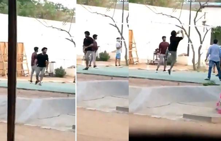 రాజమౌళి,ఎన్టీఆర్ వాలీబాల్.. వీడియో వైరల్ రాజమౌళి,ఎన్టీఆర్ వాలీబాల్.. వీడియో వైరల్