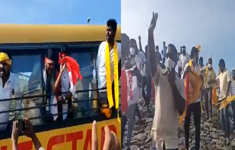 సీఎం నివాస పరిసరాల్లో ఉద్రిక్తత సీఎం నివాస పరిసరాల్లో ఉద్రిక్తత