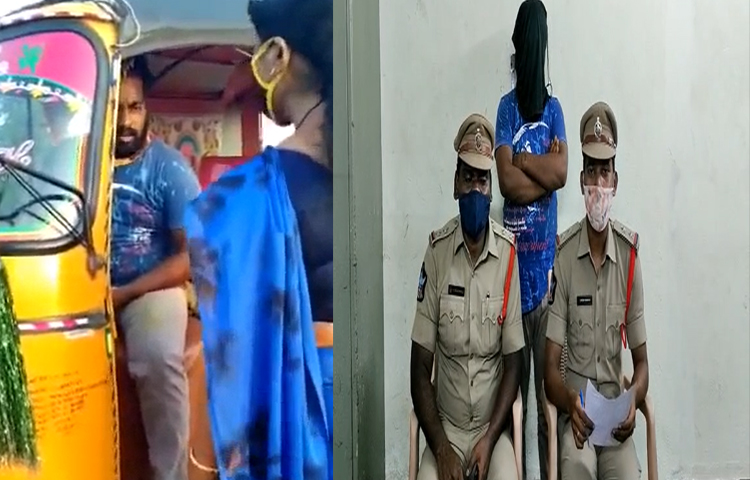 మహిళను కాలితో తన్నిన ఆటో డ్రైవర్ అరెస్ట్ మహిళను కాలితో తన్నిన ఆటో డ్రైవర్ అరెస్ట్