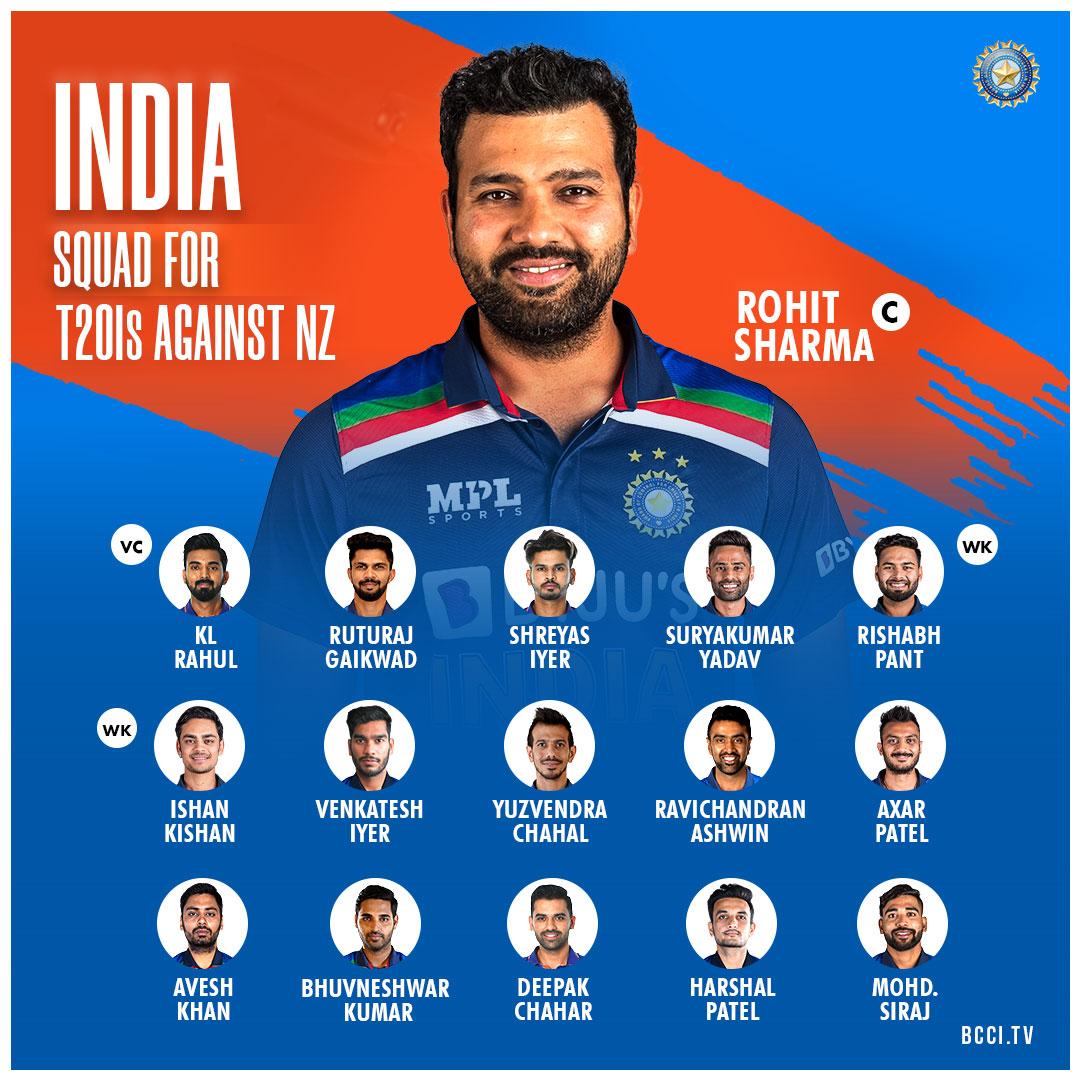 శాంసన్ కు చుక్కెదురు.. న్యూజిలాండ్ తో టీ ట్వంటీ సీరిస్ కు జట్టు ప్రకటన శాంసన్ కు చుక్కెదురు.. న్యూజిలాండ్ తో టీ ట్వంటీ సీరిస్ కు జట్టు ప్రకటన