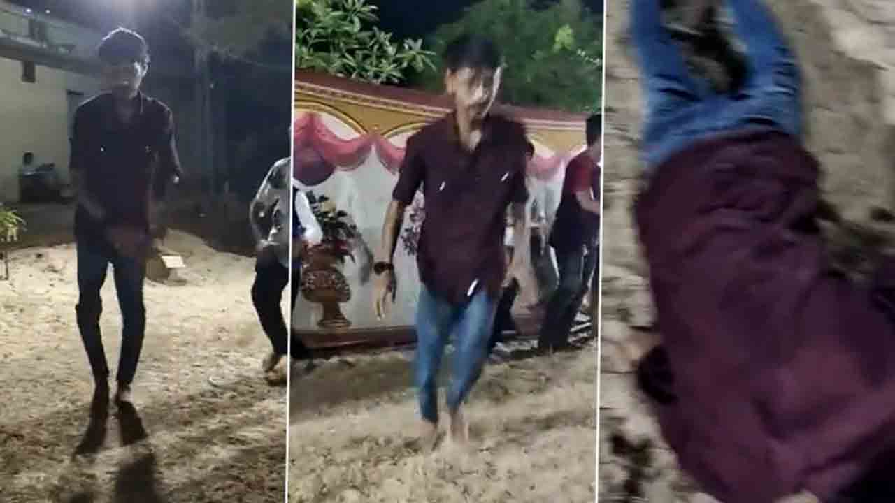 గర్భా డ్యాన్స్ చేస్తూ గుండెపోటుతో కుప్పకూలాడు.. వీడియో గర్భా డ్యాన్స్ చేస్తూ గుండెపోటుతో కుప్పకూలాడు.. వీడియో