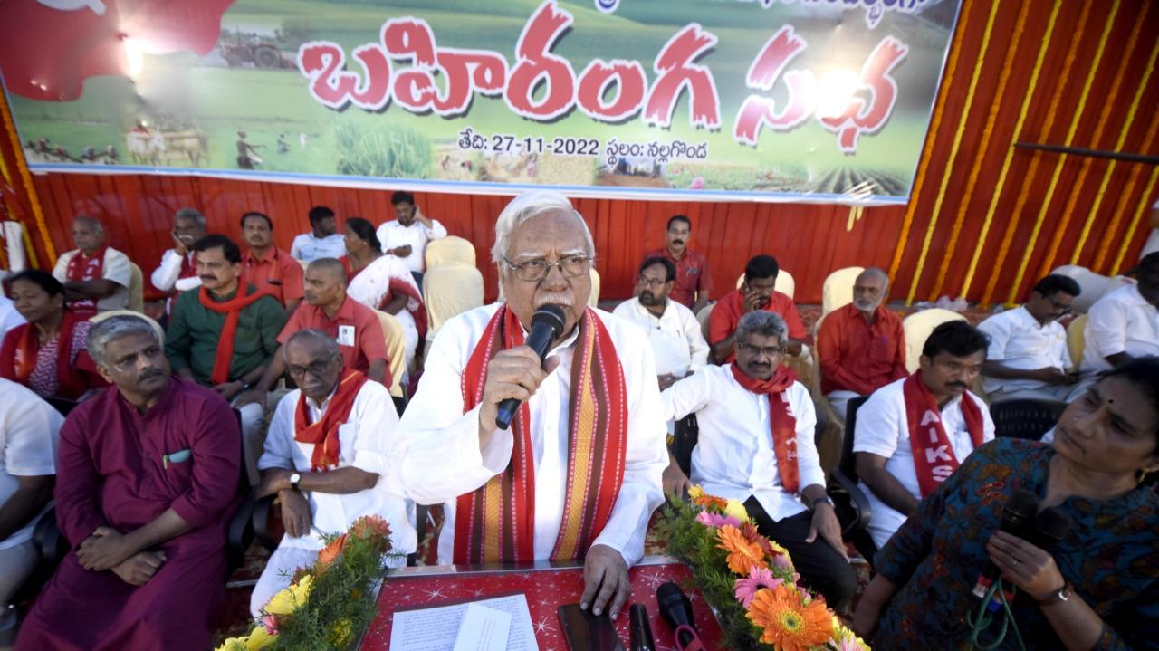 రైతు వ్యతిరేక కేంద్ర ప్రభుత్వం: హన్నన్ మొల్ల రైతు వ్యతిరేక కేంద్ర ప్రభుత్వం: హన్నన్ మొల్ల