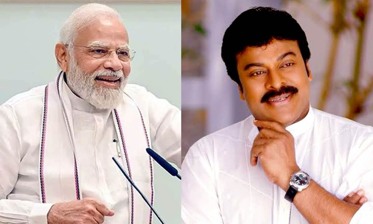 మెగాస్టార్కు ప్రధాని మోడీ అభినందనలు మెగాస్టార్కు ప్రధాని మోడీ అభినందనలు