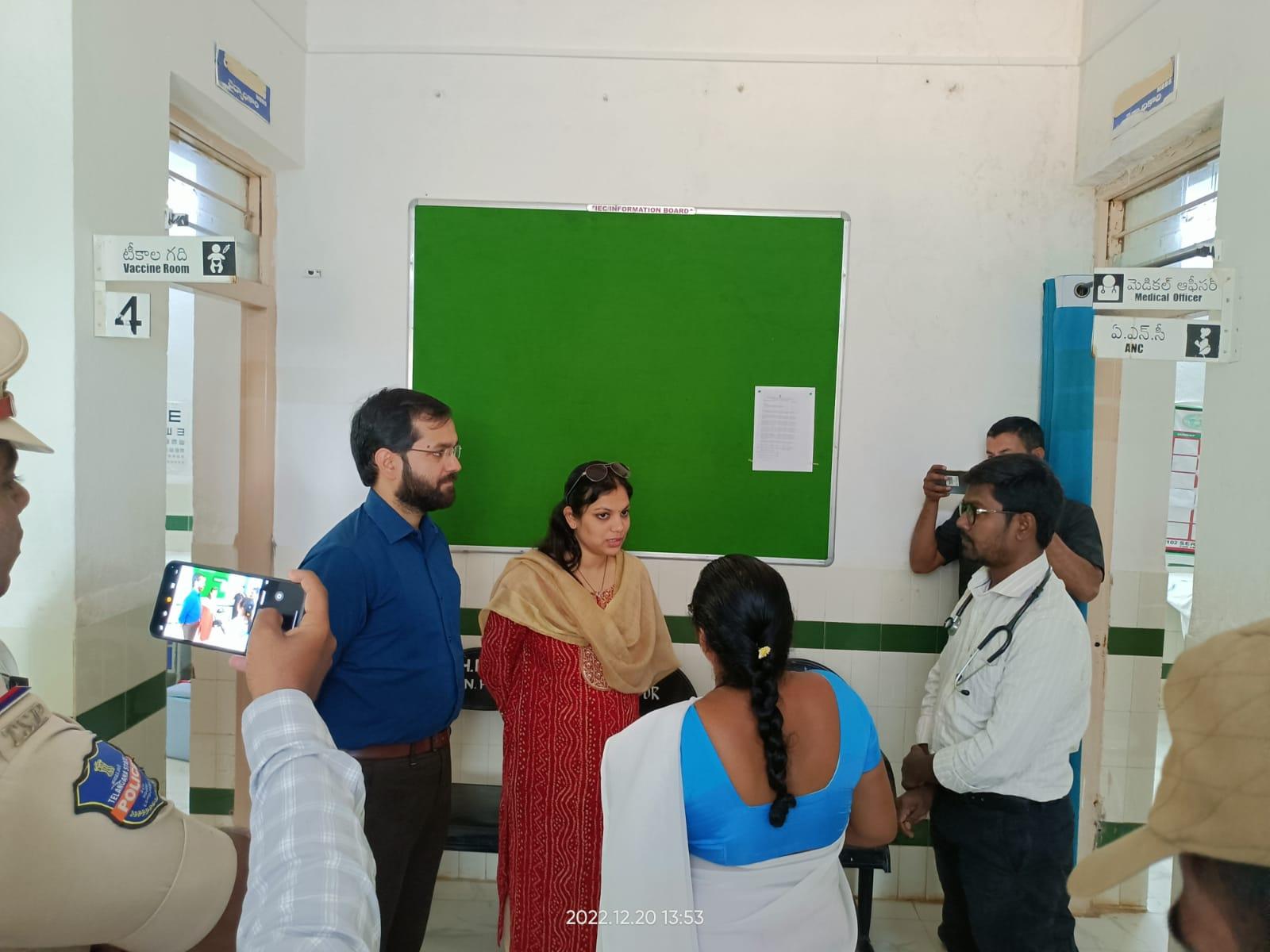 ప్రభుత్వ ఆసుపత్రిలో ప్రసవాల క్షీణత పై కలెక్టర్ పమేలా సత్పతి ఆగ్రహం ప్రభుత్వ ఆసుపత్రిలో ప్రసవాల క్షీణత పై కలెక్టర్ పమేలా సత్పతి ఆగ్రహం
