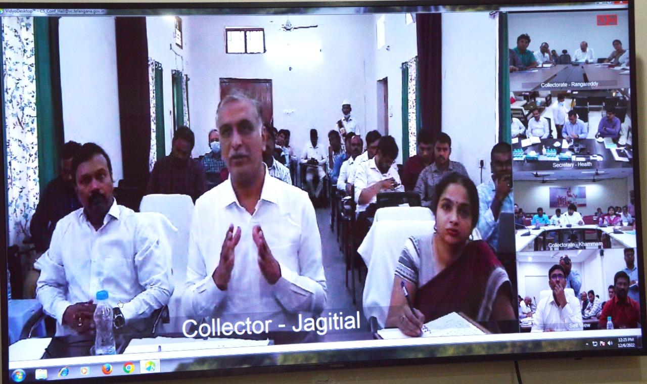 ‘కంటి వెలుగు’ విజయవంతం చేయాలి: కలెక్టర్లతో మంత్రి వీడియో కాన్ఫరెన్స్ ‘కంటి వెలుగు’ విజయవంతం చేయాలి: కలెక్టర్లతో మంత్రి వీడియో కాన్ఫరెన్స్