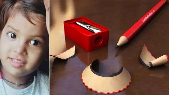 Viral News | పెన్సిల్ పొట్టు గొంతులో ఇరుక్కొని ఆరేళ్ల బాలిక మృతి..! Viral News | పెన్సిల్ పొట్టు గొంతులో ఇరుక్కొని ఆరేళ్ల బాలిక మృతి..!