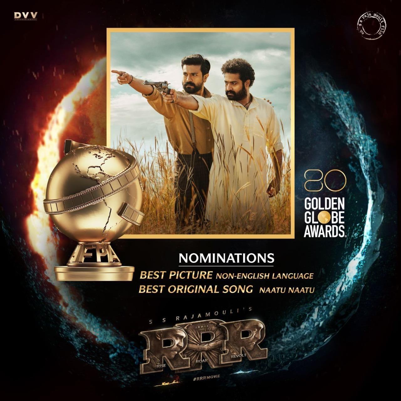 గోల్డెన్ గ్లోబ్ 2023 రేసులో RRR.. ప్రభాస్ పిచ్చ హ్యాపీ గోల్డెన్ గ్లోబ్ 2023 రేసులో RRR.. ప్రభాస్ పిచ్చ హ్యాపీ
