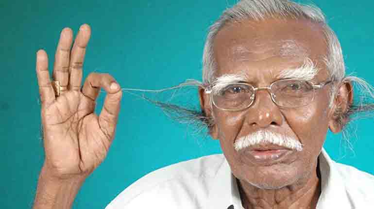 చెవులపై 18.1 సెం.మీ. పొడవాటి వెంట్రుకలు.. గిన్నిస్ రికార్డుకెక్కిన వృద్ధుడు చెవులపై 18.1 సెం.మీ. పొడవాటి వెంట్రుకలు.. గిన్నిస్ రికార్డుకెక్కిన వృద్ధుడు