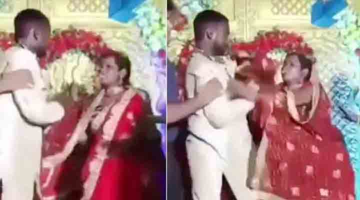 పెళ్లి వేదికపైనే చితకొట్టుకున్న కొత్త జంట! పెళ్లి వేదికపైనే చితకొట్టుకున్న కొత్త జంట!