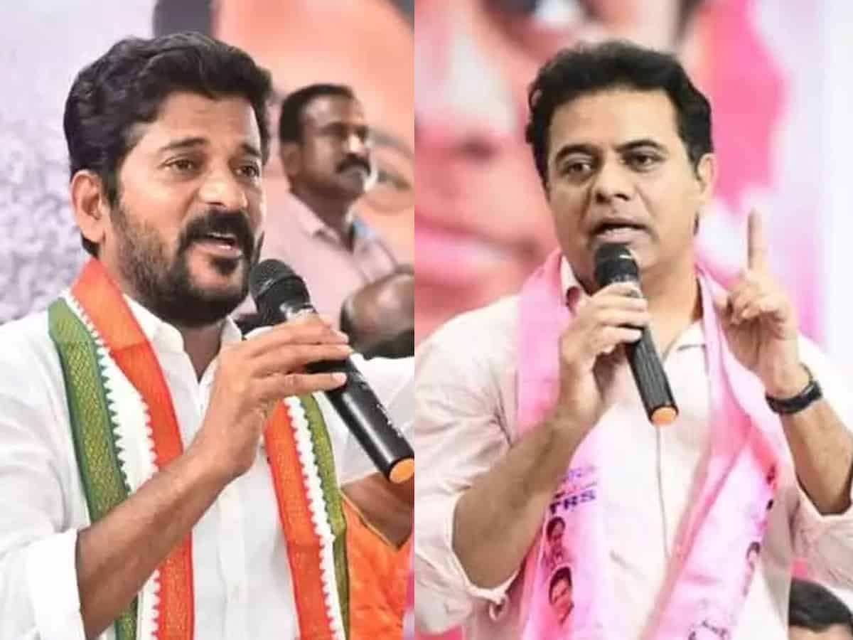 Chevella | కేటీఆర్ Vs రేవంత్.. కాంగ్రెస్ ఎస్సీ, ఎస్టీ డిక్లరేషన్పై పరస్పర విసుర్లు Chevella | కేటీఆర్ Vs రేవంత్.. కాంగ్రెస్ ఎస్సీ, ఎస్టీ డిక్లరేషన్పై పరస్పర విసుర్లు