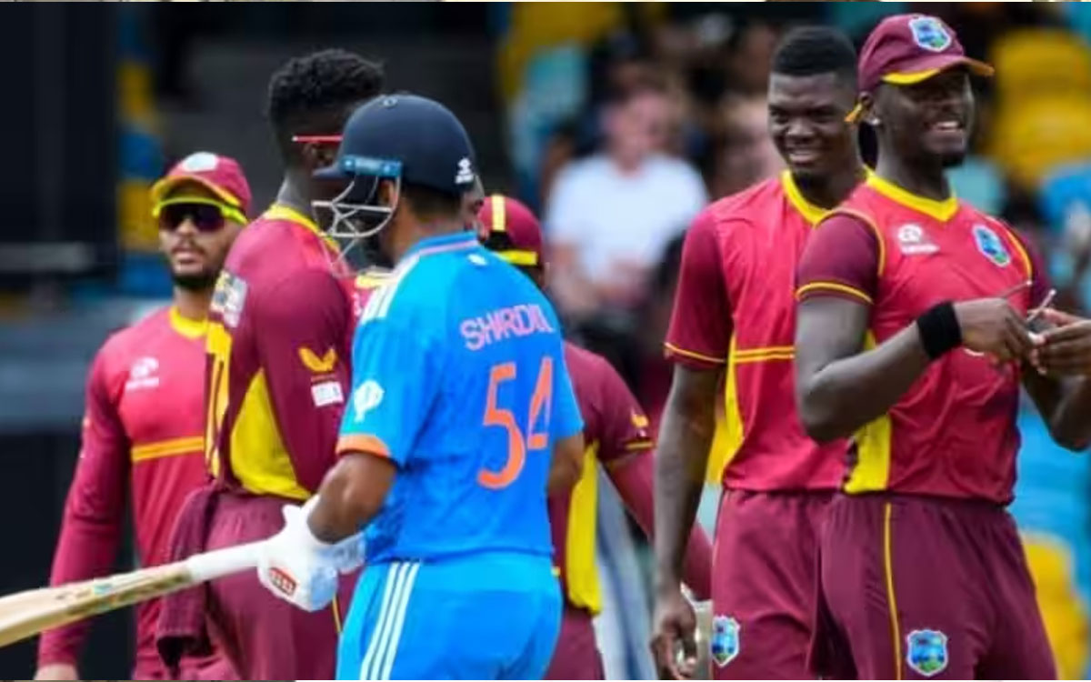Ind vs WI | ప్రయోగాలు చేసి చేతులు కాల్చుకున్న టీమిండియా.. విండీస్పై దారుణమైన ఓటమి Ind vs WI | ప్రయోగాలు చేసి చేతులు కాల్చుకున్న టీమిండియా.. విండీస్పై దారుణమైన ఓటమి