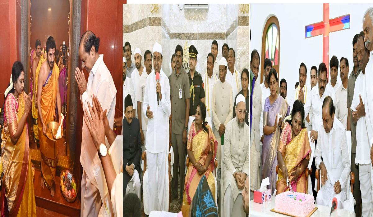 Secretariat Temples | తెలంగాణ సెక్రటేరియట్లో.. ప్రార్థనా మందిరాలు ప్రారంభం Secretariat Temples | తెలంగాణ సెక్రటేరియట్లో.. ప్రార్థనా మందిరాలు ప్రారంభం