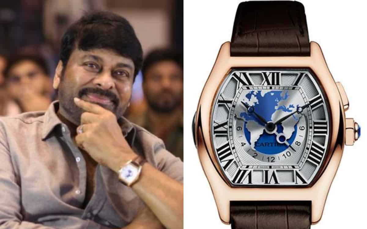 Chiranjeevi | చిరు ధరించిన.. వాచ్ ఖరీదు తెలిస్తే ఫీజులెగరాల్సిందే..! Chiranjeevi | చిరు ధరించిన.. వాచ్ ఖరీదు తెలిస్తే ఫీజులెగరాల్సిందే..!