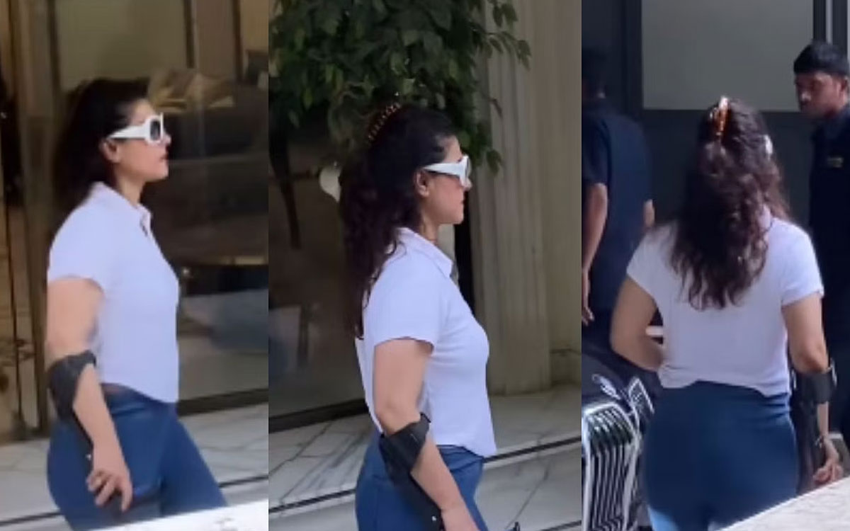 Kajol | చేతికర్ర సాయంతో నడుస్తున్న స్టార్ హీరోయిన్.. ఏమైందంటూ ఫ్యాన్స్ ఆందోళన Kajol | చేతికర్ర సాయంతో నడుస్తున్న స్టార్ హీరోయిన్.. ఏమైందంటూ ఫ్యాన్స్ ఆందోళన