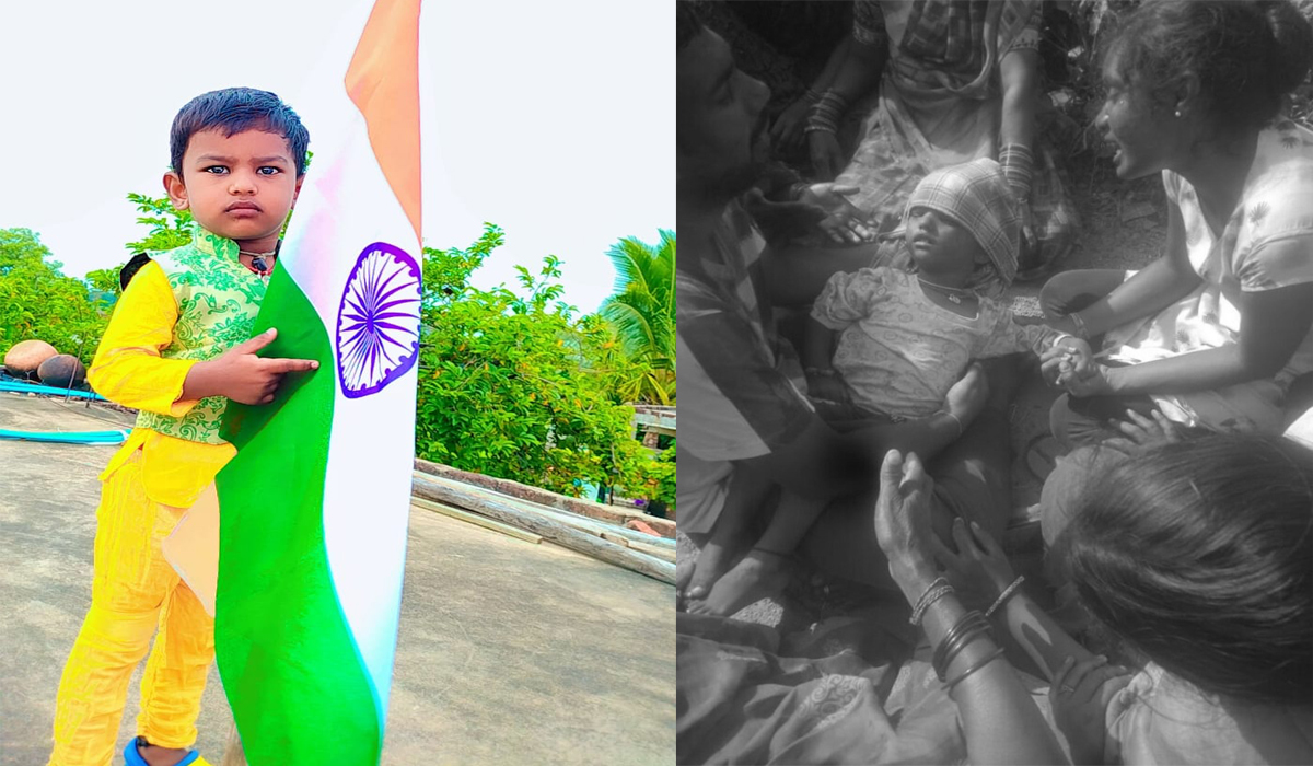 Hanamkonda | స్కూల్ వ్యాన్ ఢీకొని బాలుడు మృతి Hanamkonda | స్కూల్ వ్యాన్ ఢీకొని బాలుడు మృతి