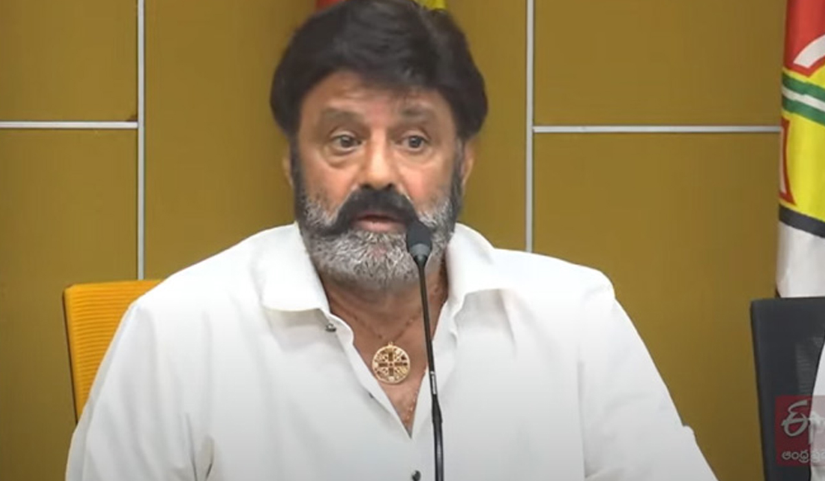 Balakrishna | కక్ష సాధింపు కోసమే చంద్రబాబుపై కేసులు: బాలకృష్ణ Balakrishna | కక్ష సాధింపు కోసమే చంద్రబాబుపై కేసులు: బాలకృష్ణ