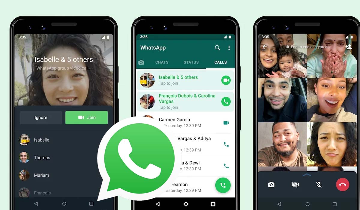 WhatsApp | గ్రూప్ కాల్స్ ఎక్కువగా మాట్లాడాతరా..? మీ కోసమే.. వాట్సాప్ క్రేజీ ఫీచర్..! WhatsApp | గ్రూప్ కాల్స్ ఎక్కువగా మాట్లాడాతరా..? మీ కోసమే.. వాట్సాప్ క్రేజీ ఫీచర్..!