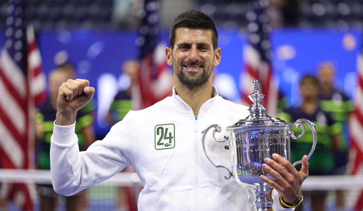 US Open 2023 | యూఎస్ ఓపెన్ టైటిల్ విజేత నోవాక్ జోకొవిచ్.. కెరీర్లో 24 గ్రాండ్స్లామ్ నెగ్గిన సెర్బియా స్టార్..! US Open 2023 | యూఎస్ ఓపెన్ టైటిల్ విజేత నోవాక్ జోకొవిచ్.. కెరీర్లో 24 గ్రాండ్స్లామ్ నెగ్గిన సెర్బియా స్టార్..!
