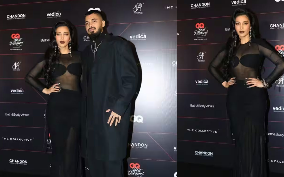 Sruthi Hassan | నల్లత్రాచులా బుసలు.. శృతి హాసన్ అందంతో మత్తెక్కిపోతున్న కుర్రకారు Sruthi Hassan | నల్లత్రాచులా బుసలు.. శృతి హాసన్ అందంతో మత్తెక్కిపోతున్న కుర్రకారు