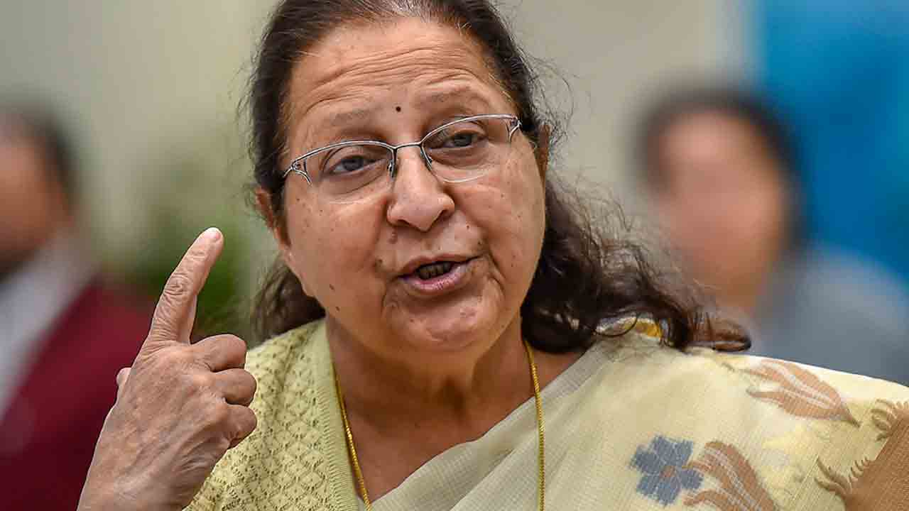 Sumitra Mahajan | బీజేపీ అంతర్గత పోరుపై లోక్సభ మాజీ స్పీకర్ కీలక వ్యాఖ్యలు Sumitra Mahajan | బీజేపీ అంతర్గత పోరుపై లోక్సభ మాజీ స్పీకర్ కీలక వ్యాఖ్యలు