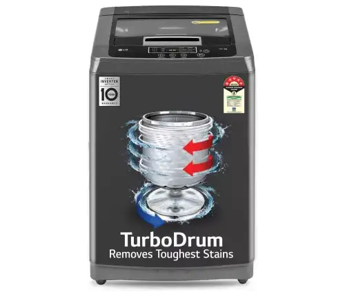 LG 7.5 kg 5 Star with Smart Inverter Technology and TurboDrum Fully Automatic Top Load Washing Machine  - Offer from Store 2