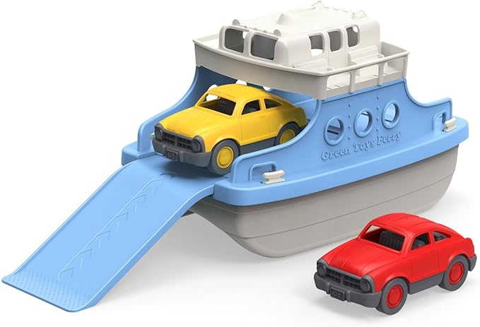 Green Toys Ferry Boat with Mini Cars