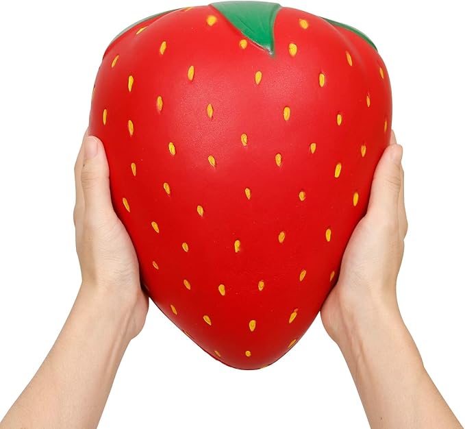 Squeeze Me Jumbo Strawberry Squishy
