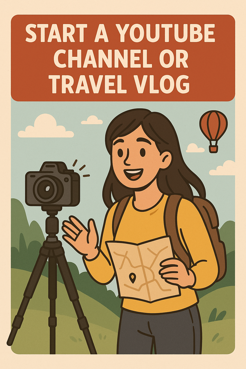 Start a YouTube Channel or Travel Vlog
