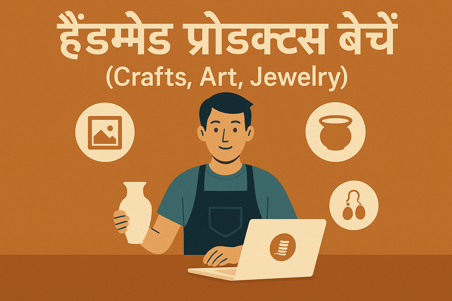 हैंडमेड प्रोडक्ट्स बेचें (Crafts, Art, Jewelry)