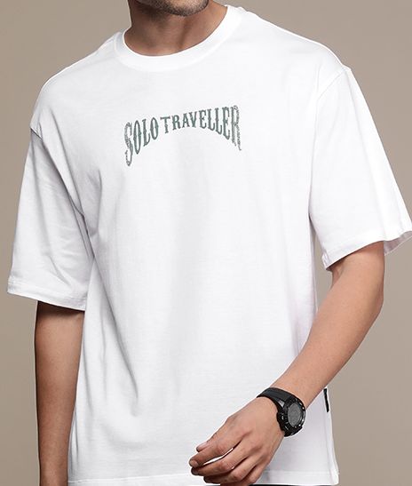 Roadster Oversized Printed T-shirt (Myntra)