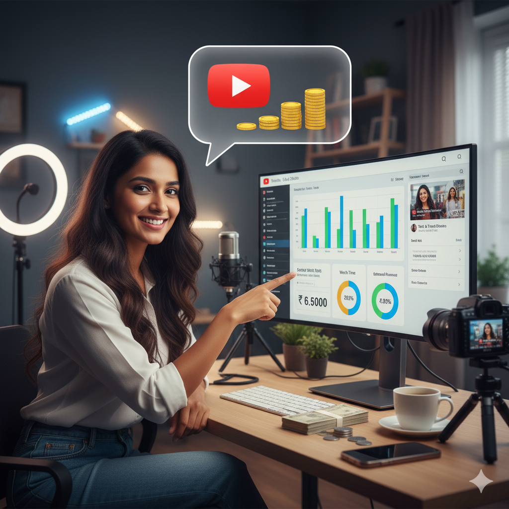 YouTube चैनल से कमाई