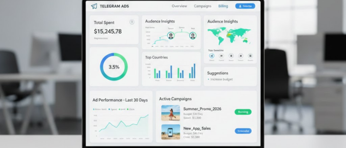 Telegram ads dashboard India 2026
