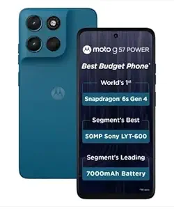 Smartphones Under ₹15,000 Moto G57 Power with 7000mAh battery