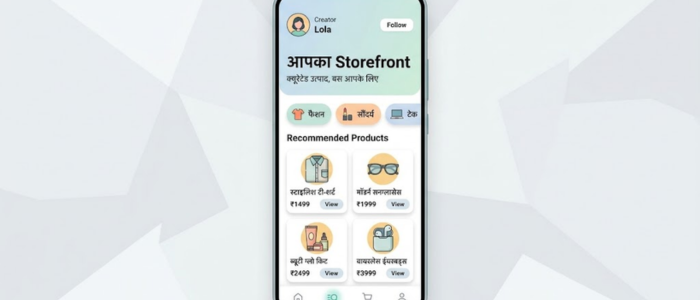 Zokera का customizable creator storefront — Indian creators के लिए personal mini online store