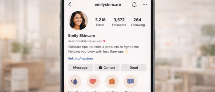 optimized creator profile for brand collaborations