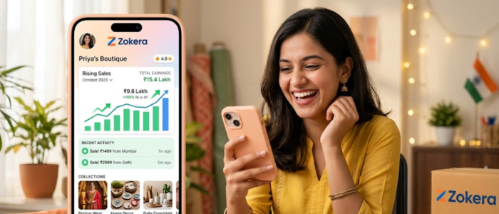 Zokera storefront with collections leading to increased sales and conversions