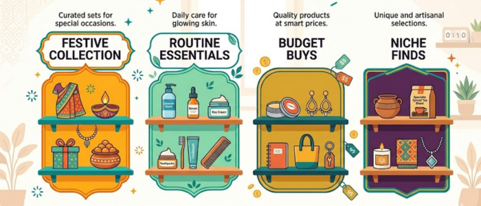 Different Zokera collection strategies like budget picks, festive gifts and routine based product collections