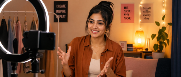 Indian nano creator using Zokera to monetize Instagram content