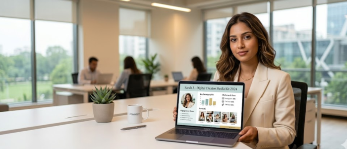 what brands look for when choosing a creator - professionalism and media kit