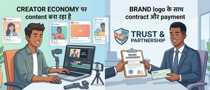 Commission vs Sponsorship — brand sponsorship creators ke liye kya hota hai