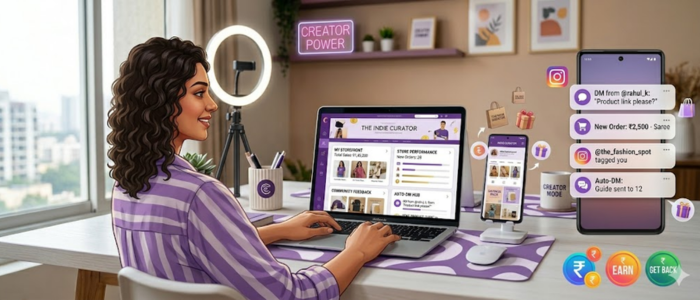 2026 में हर creator को अपना digital store क्यों चाहिए — Indian creator storefront setup with cashback features