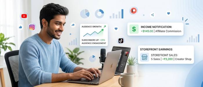how to start monetizing as a creator in India